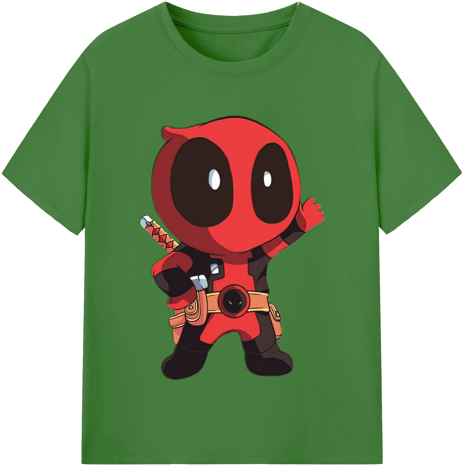 （画像用） Deadpool デッドプール レディースカジュアルプリントTシャツ（綿100％）